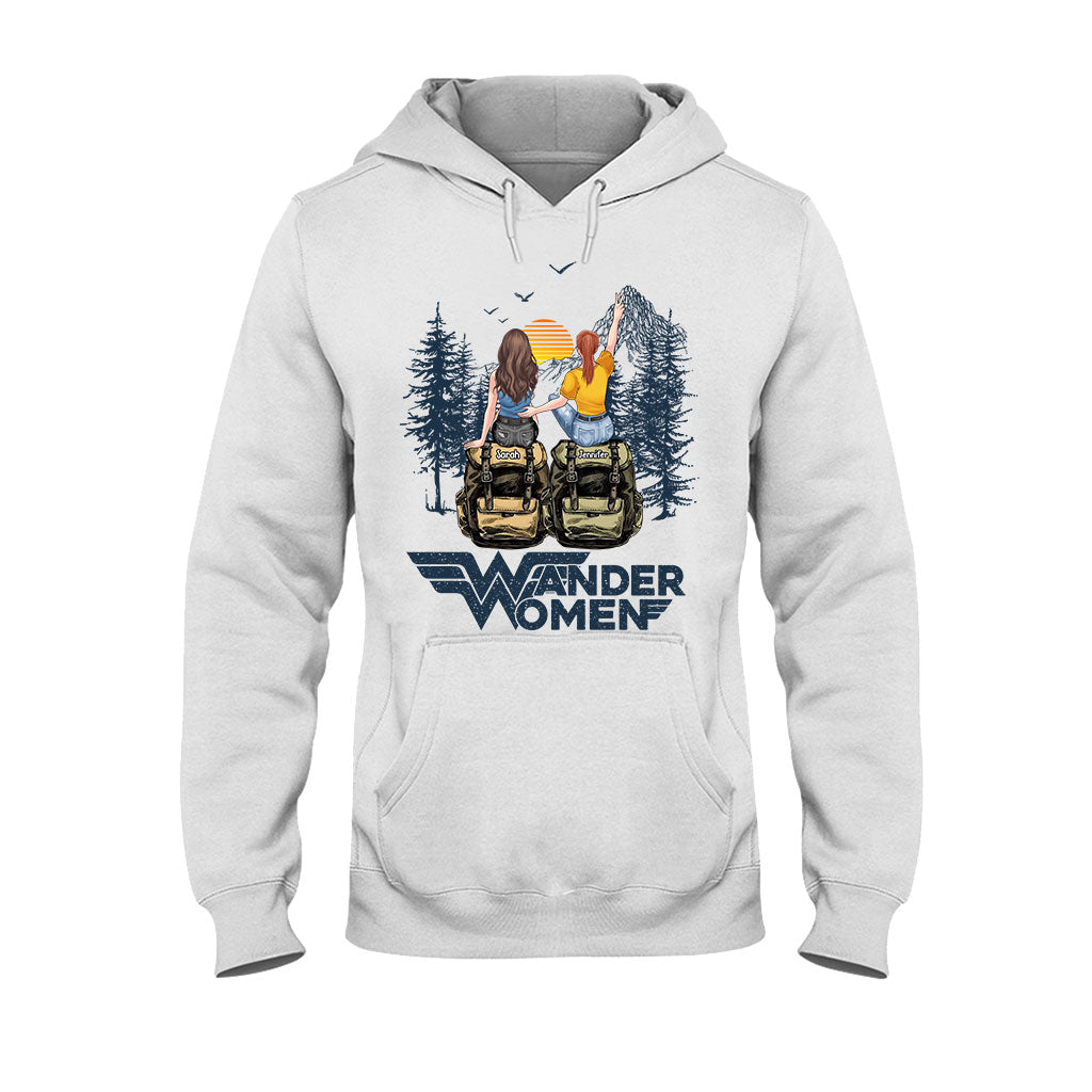 Wander Woman - Personalized Hiking T-shirt And Hoodie
