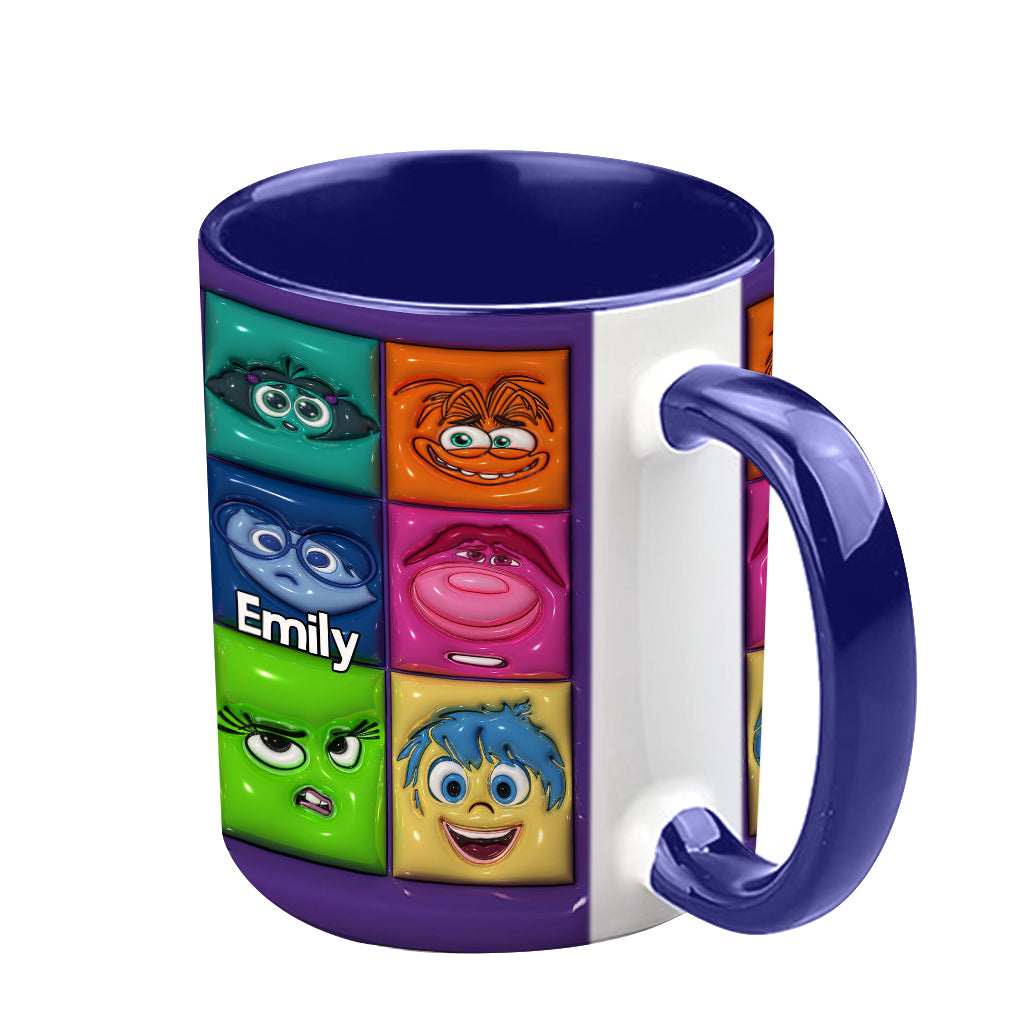 It's Okay To Feel All The Feels - Personalized Accent Mug