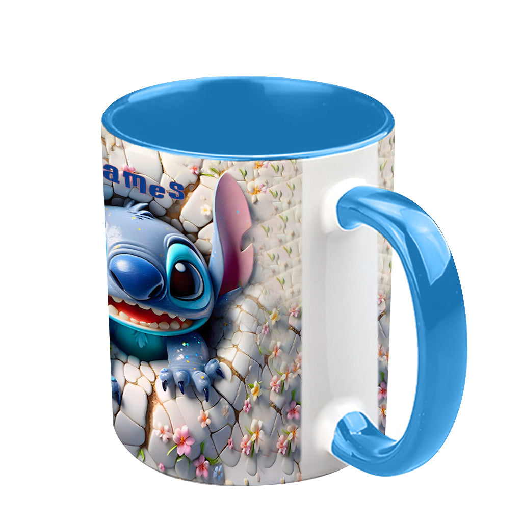 Merry Stitchmas - Personalized Ohana Accent Mug