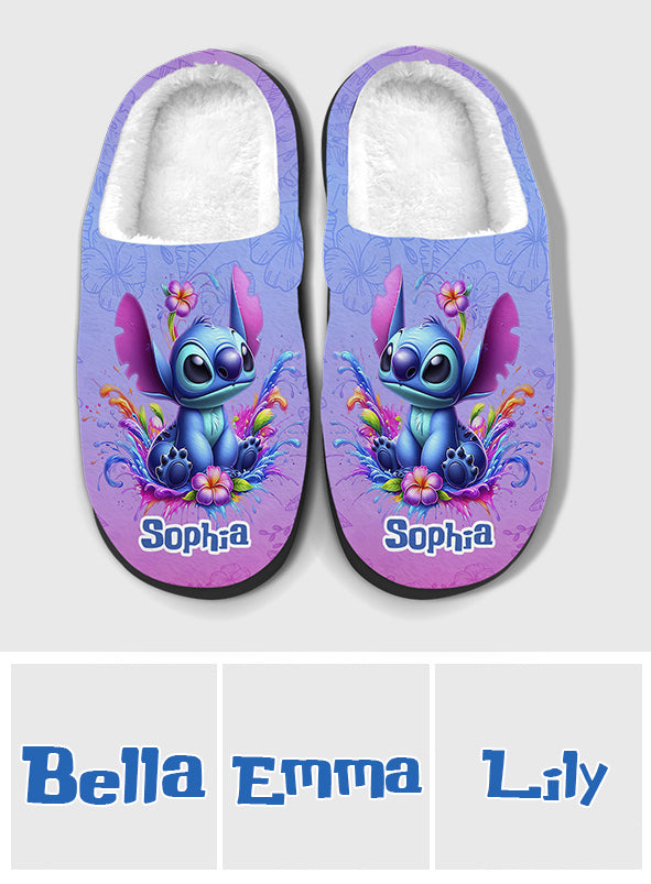 Blue Ohana - Personalized Ohana Slippers