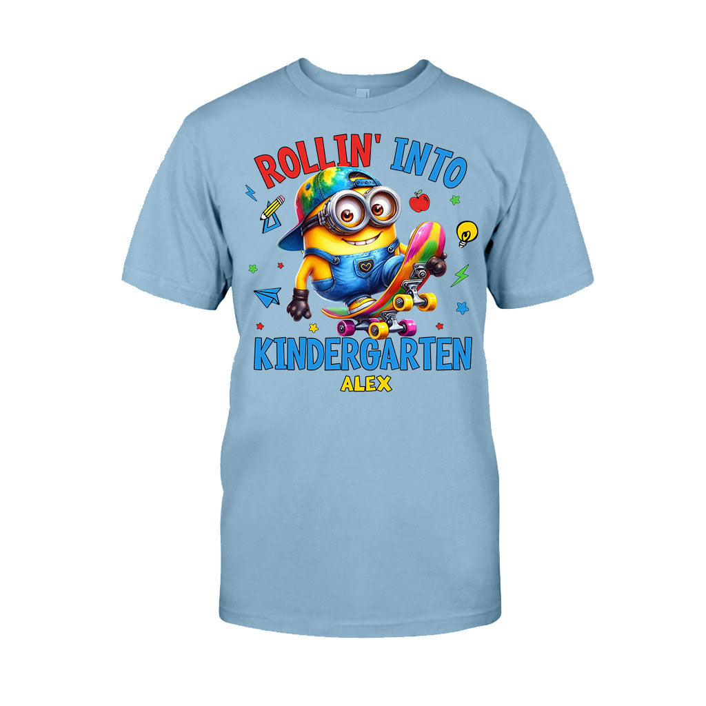Rollin Into School - Personalized T-shirt And Hoodie
