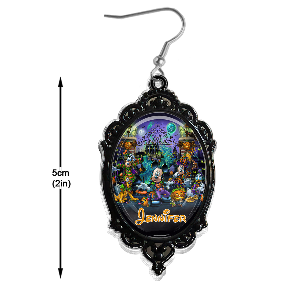 Welcome Foolish Mortals - Personalized Mouse Earrings