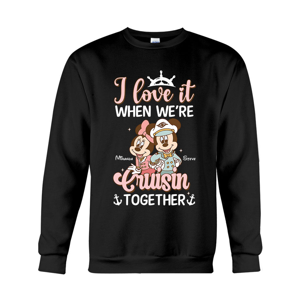 Love It When We're Cruisin Together - Personalized Cruising T-shirt And Hoodie