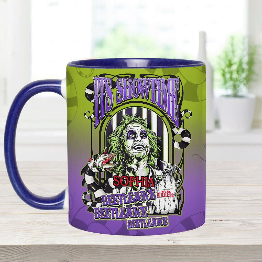 Never Trust The Living - Personalized Accent Mug