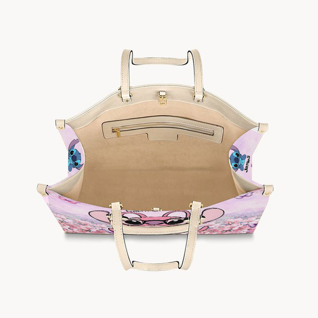 Ohana Forever Family Kids - Personalized Ohana Leather Handbag