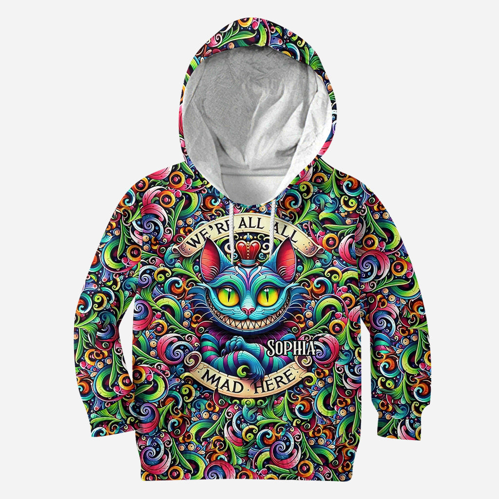 We're All Mad Here - Personalized Mouse Hoodie and Leggings