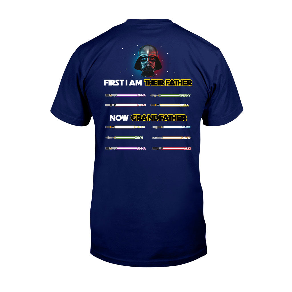 I Am Their Father Now Grandfather - Personalized The Force T-shirt And Hoodie