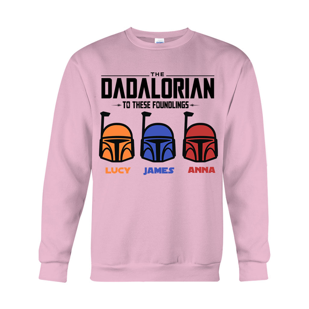 The Dadalorian Mamalorian To These Foundlings - Personalized The Force T-shirt And Hoodie