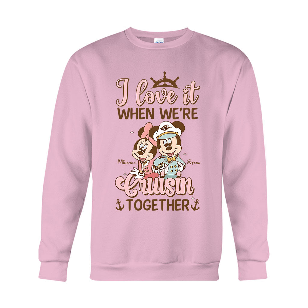 Love It When We're Cruisin Together - Personalized Cruising T-shirt And Hoodie
