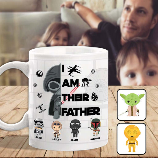 I Am Their Father - Personalized The Force Mug