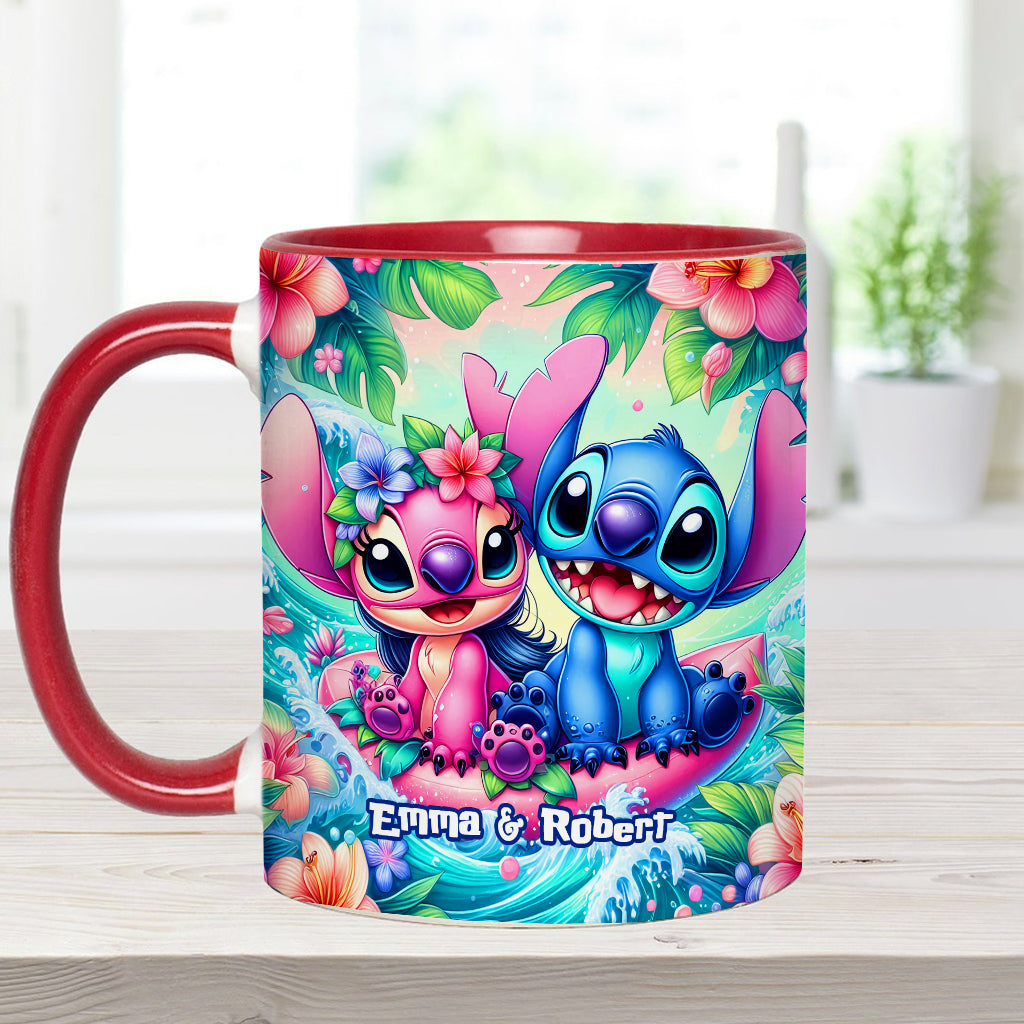 Lovely Couple - Personalized Ohana Accent Mug