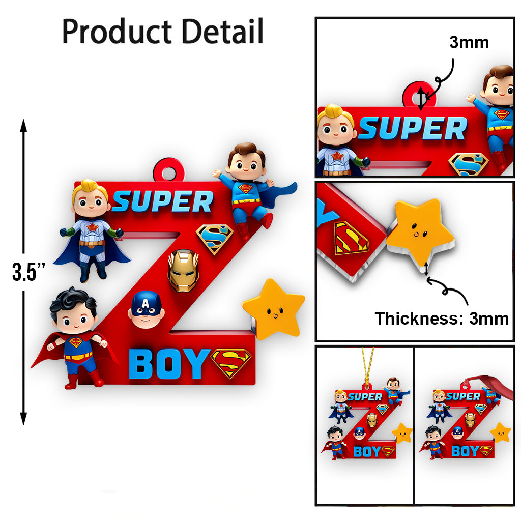 Super Kids - Personalized Kid Ornament