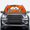 Funny Car Eyes Emotions Feel All The Feels - Personalized Car Sunshade