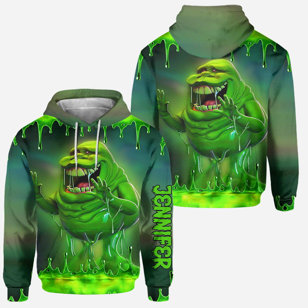 Green Ghost - Personalized Ghostbusters Hoodie and Leggings