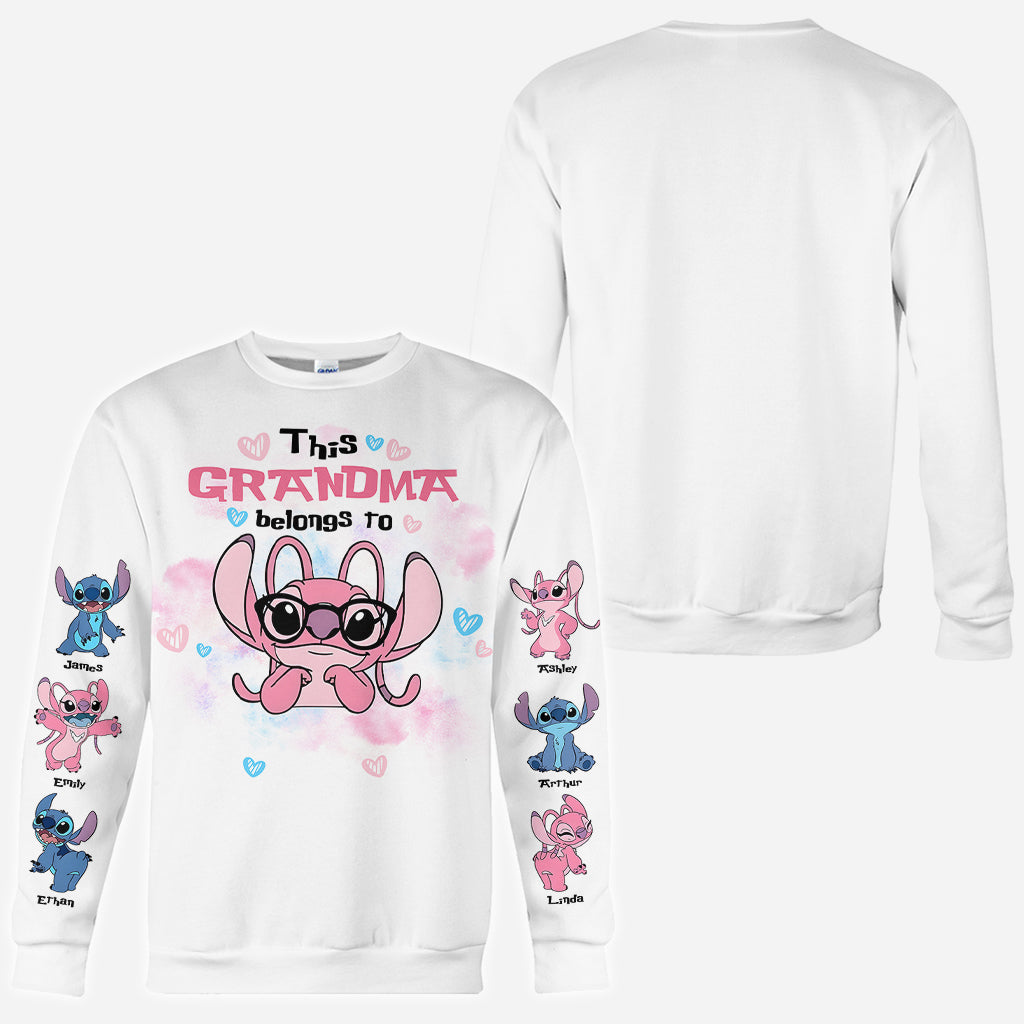 This Grandma Belongs To Custom Any Title - Personalized Ohana All Over Shirt