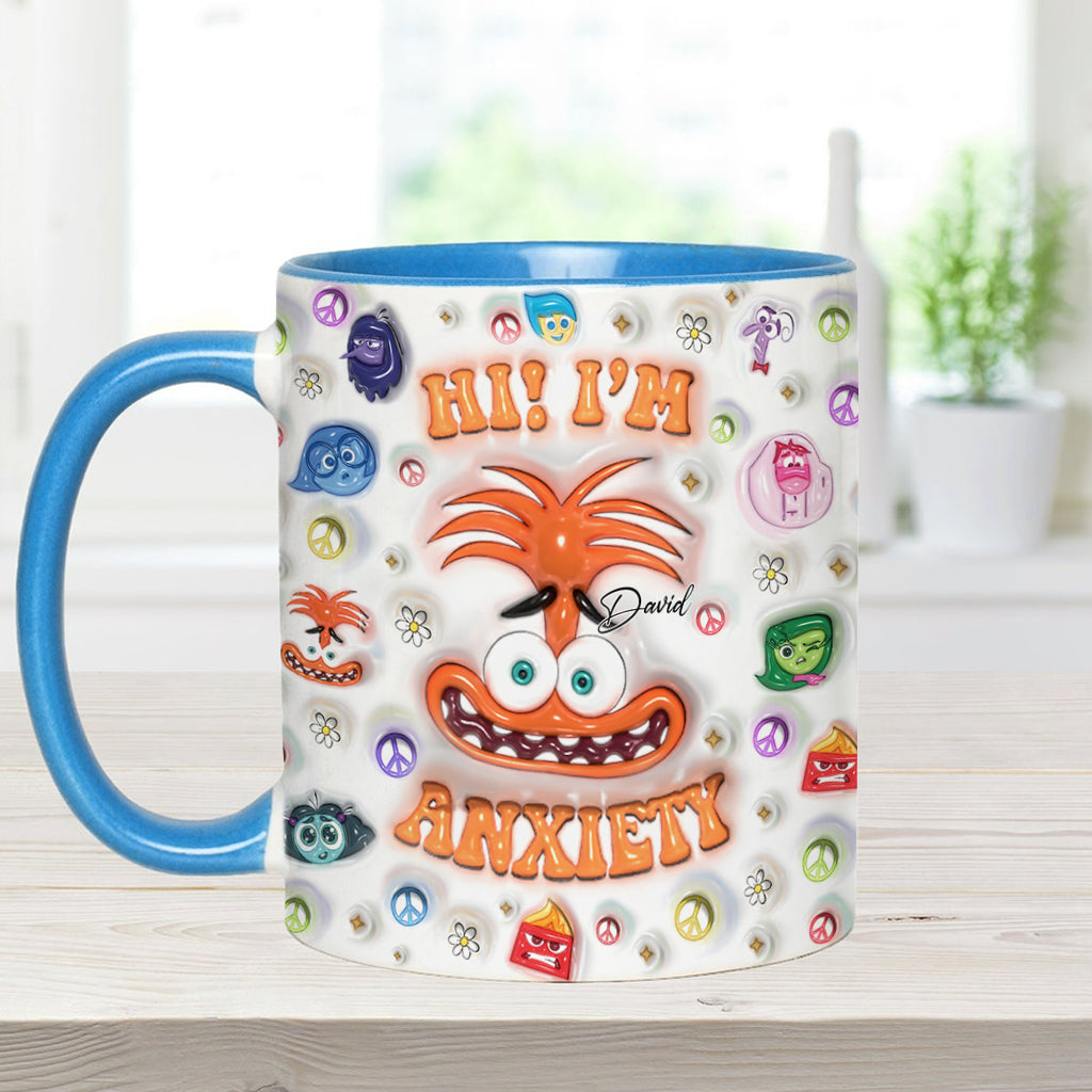 Hi! We Are Emotions - Personalized Accent Mug