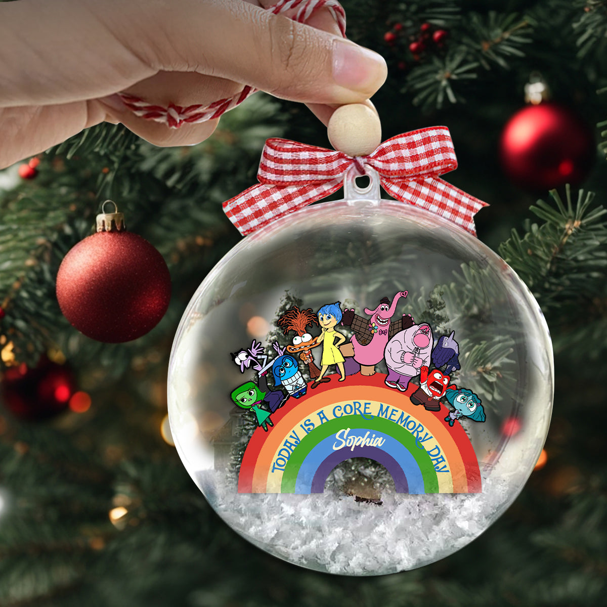 Today Is A Core Memory Day - Personalized Snow Globe Ornament
