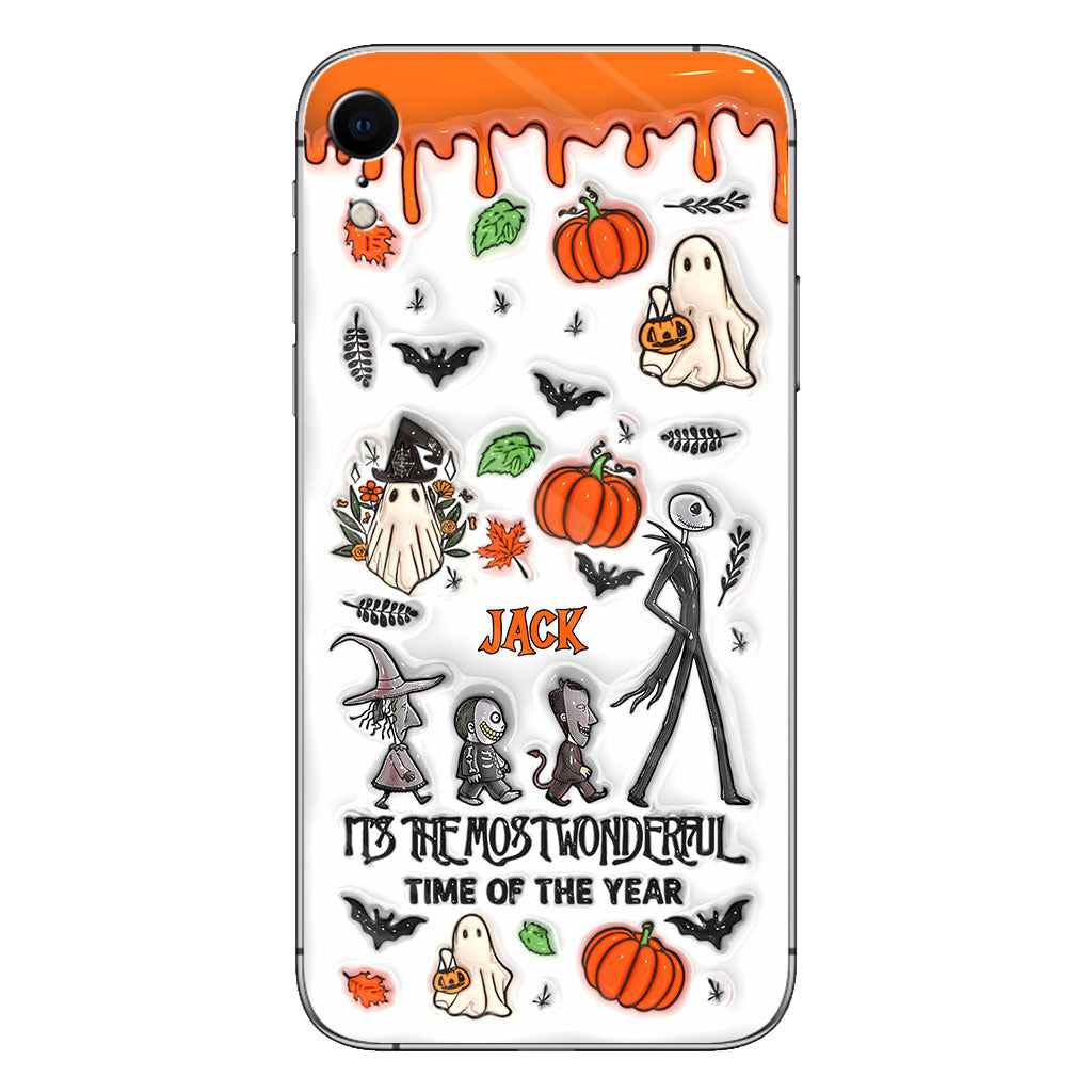 It's The Most Wonderful Time Pumpkin King - Personalized Nightmare Phone Case