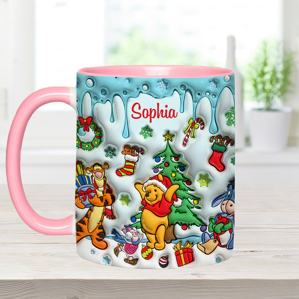 Merry Christmas - Personalized Mouse Accent Mug