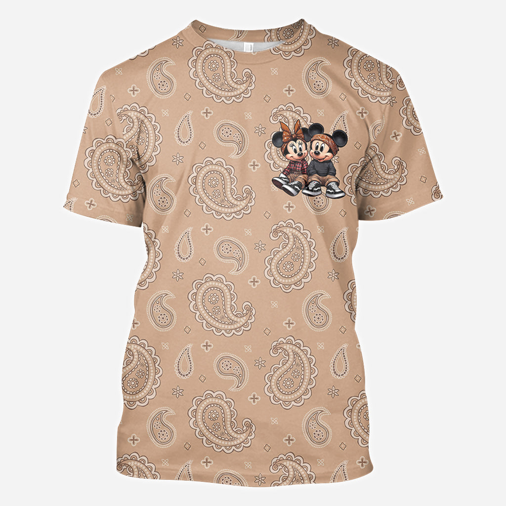 Chicano Mouse Couple - Personalized Mouse All Over Shirt