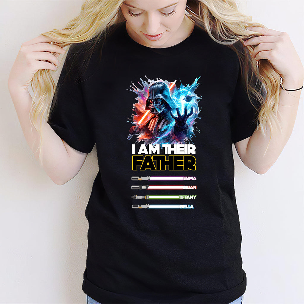 I Am Their Father - Personalized The Force T-shirt And Hoodie