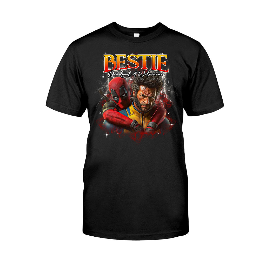Bestie Forever 90s Vintage Bootleg Tee - Personalized The Psychopath T-shirt And Hoodie