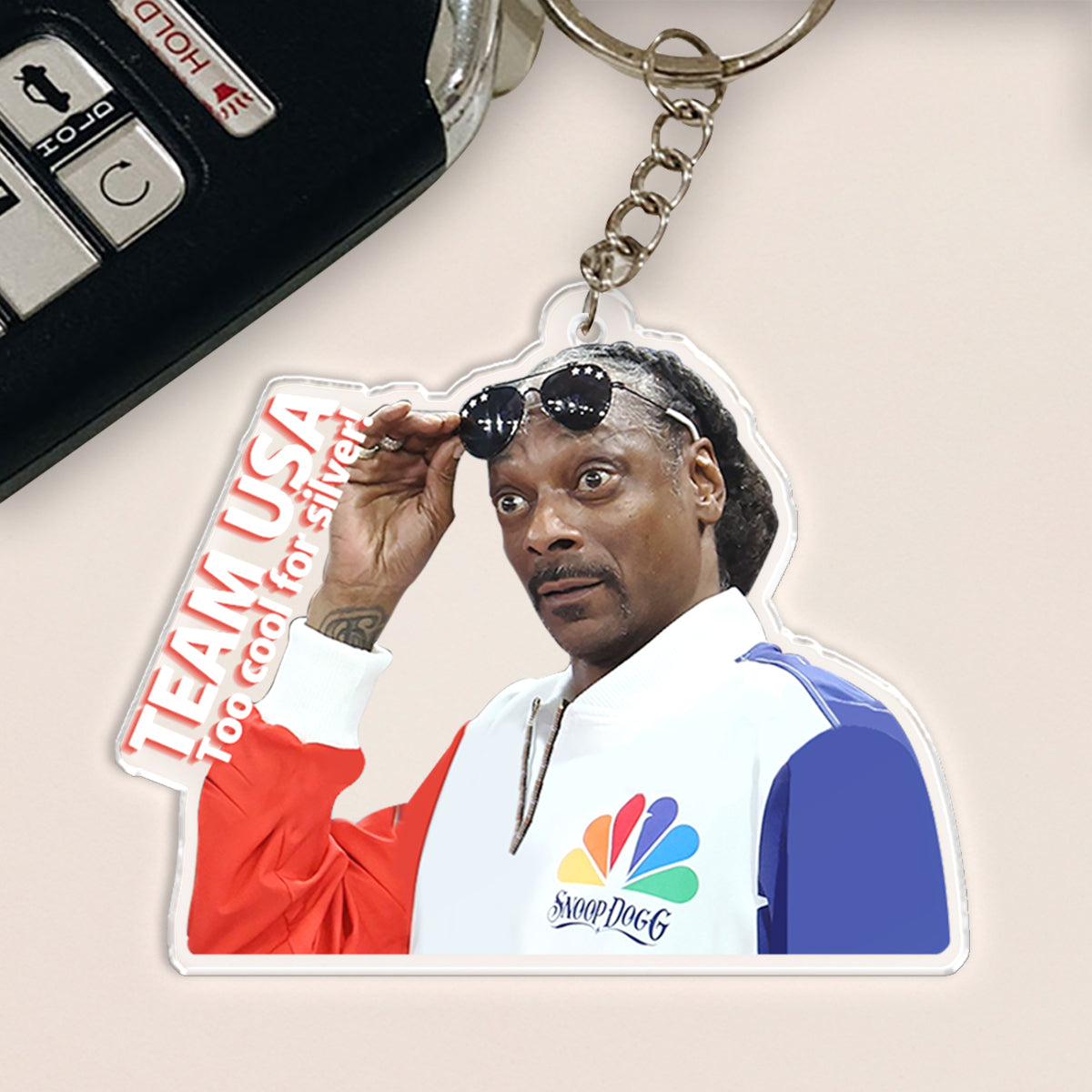 Snoop Dogg Team USA 2024 - Custom Shaped Keychain
