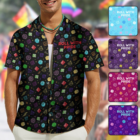 RPG Game Dice Pride - Personalized RPG Hawaiian Shirt