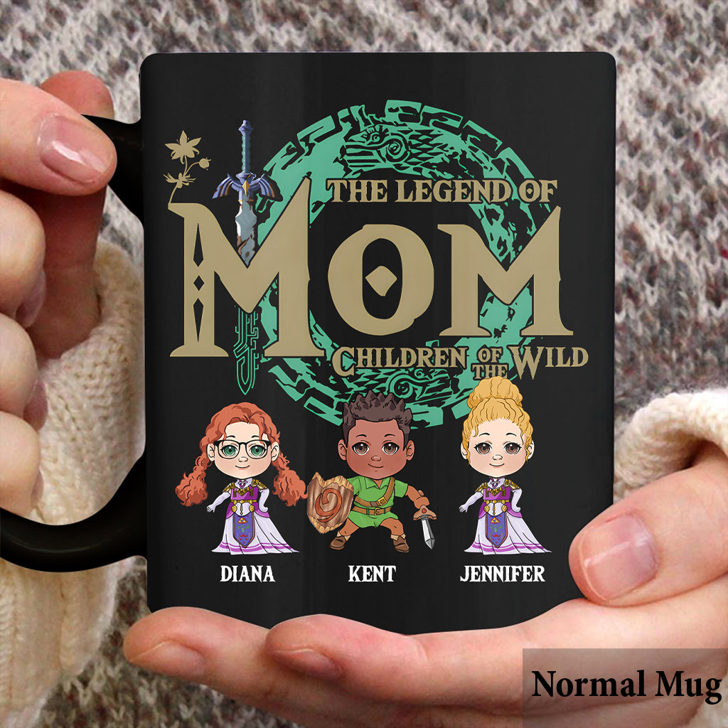 The Legend Of Mom Dad - Personalized The Hero's Legend Mug