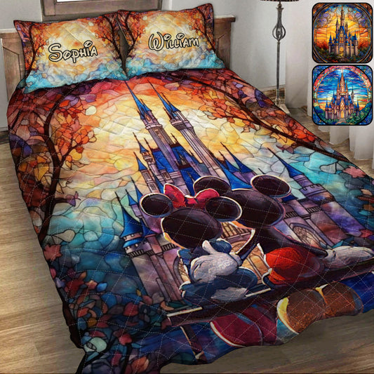 You & Me We Got This - Personalized Mouse Quilt Set