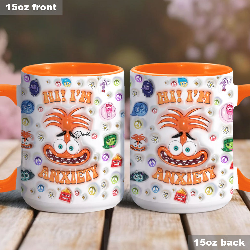 Hi! We Are Emotions - Personalized Accent Mug