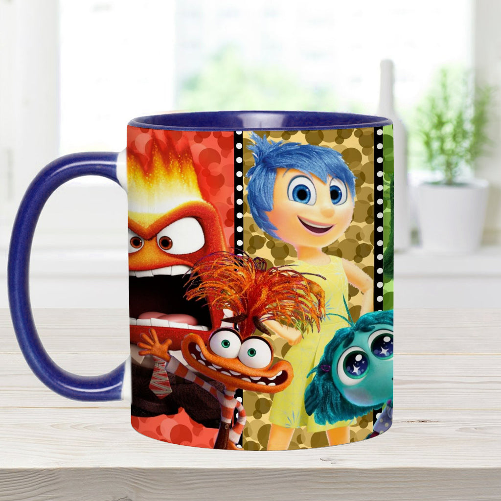 It's Ok To Feel All The Feels - Personalized Mouse Accent Mug