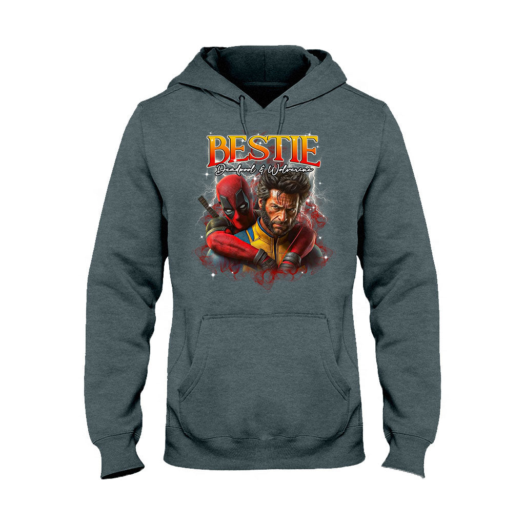Bestie Forever 90s Vintage Bootleg Tee - Personalized The Psychopath T-shirt And Hoodie
