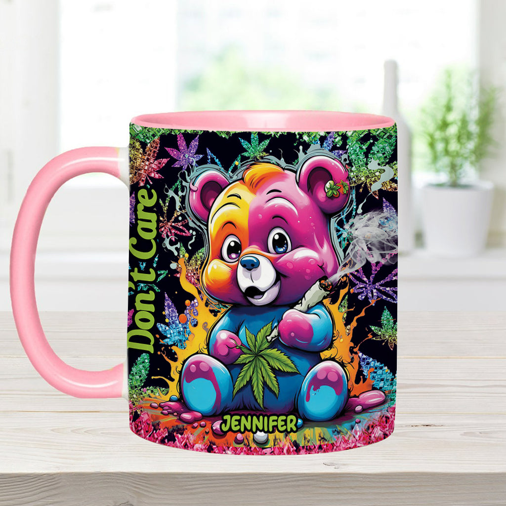 Don't Care Bear - Personalized Weed Accent Mug