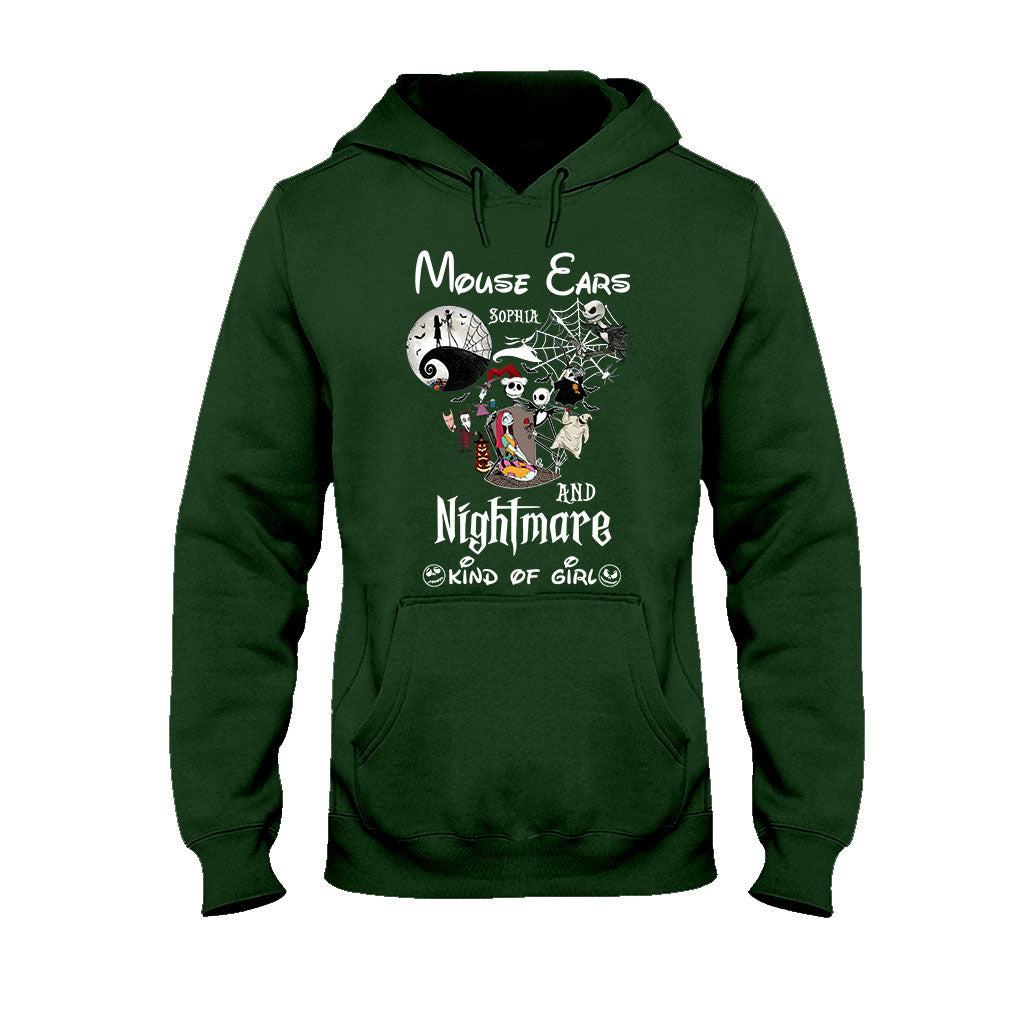 Mouse Ears And Nightmare Kind Of Girl - Personalized Nightmare T-shirt And Hoodie