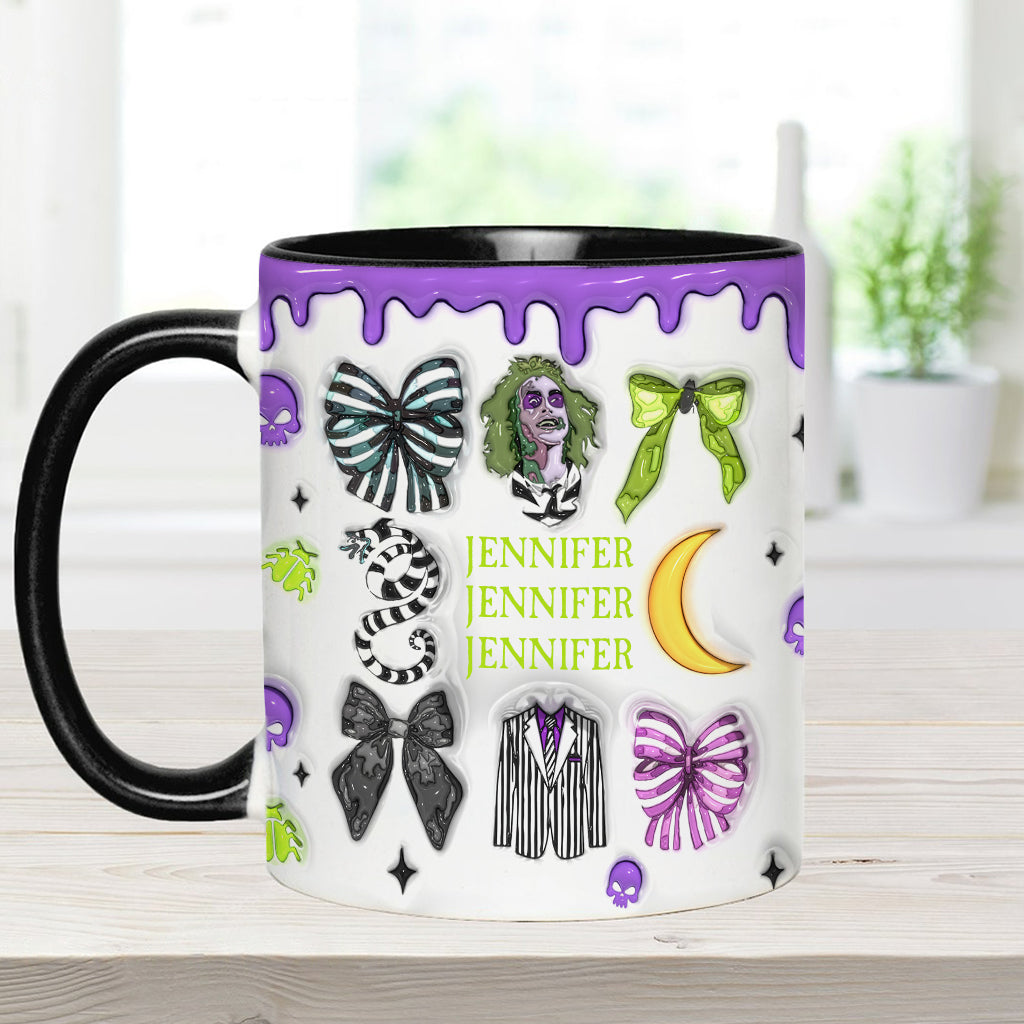 Never Trust The Living - Personalized Accent Mug