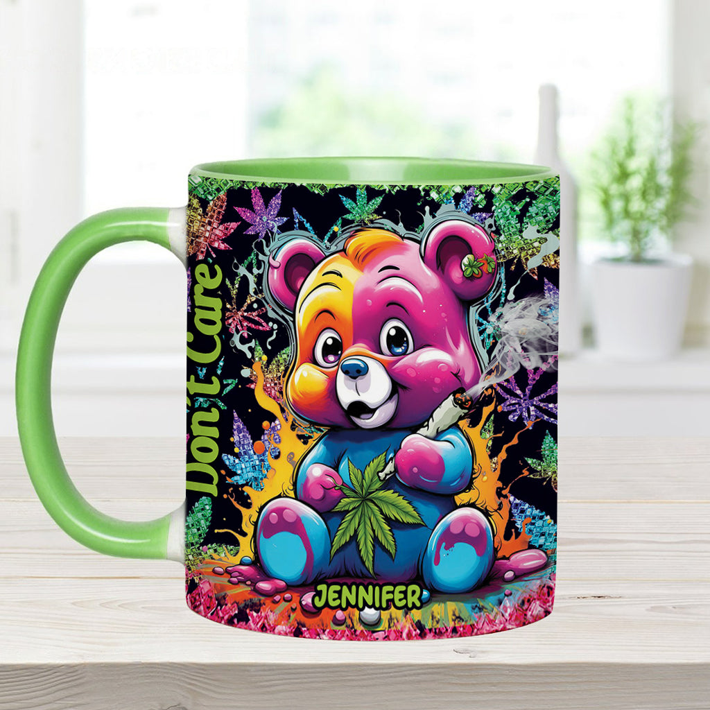 Don't Care Bear - Personalized Weed Accent Mug
