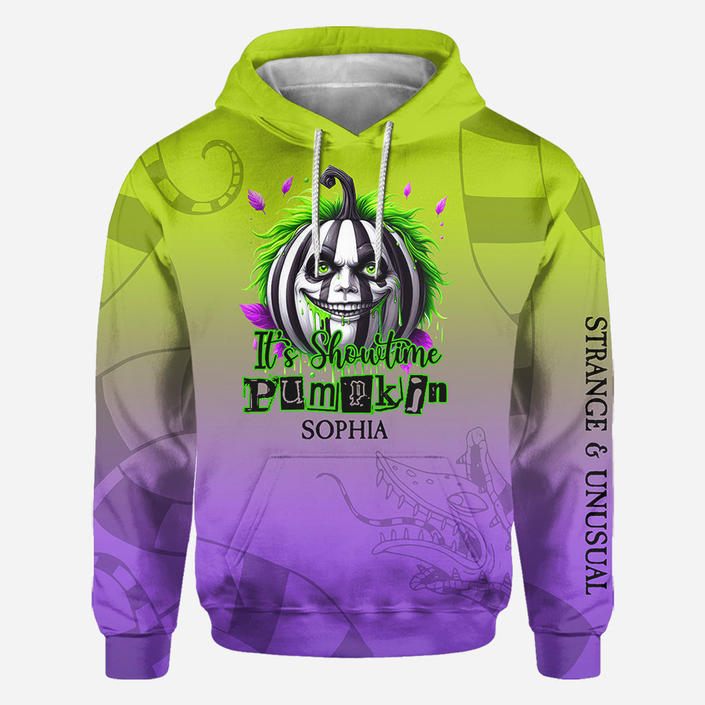 It's Show Time Pumpkin - Personalized All Over Shirt