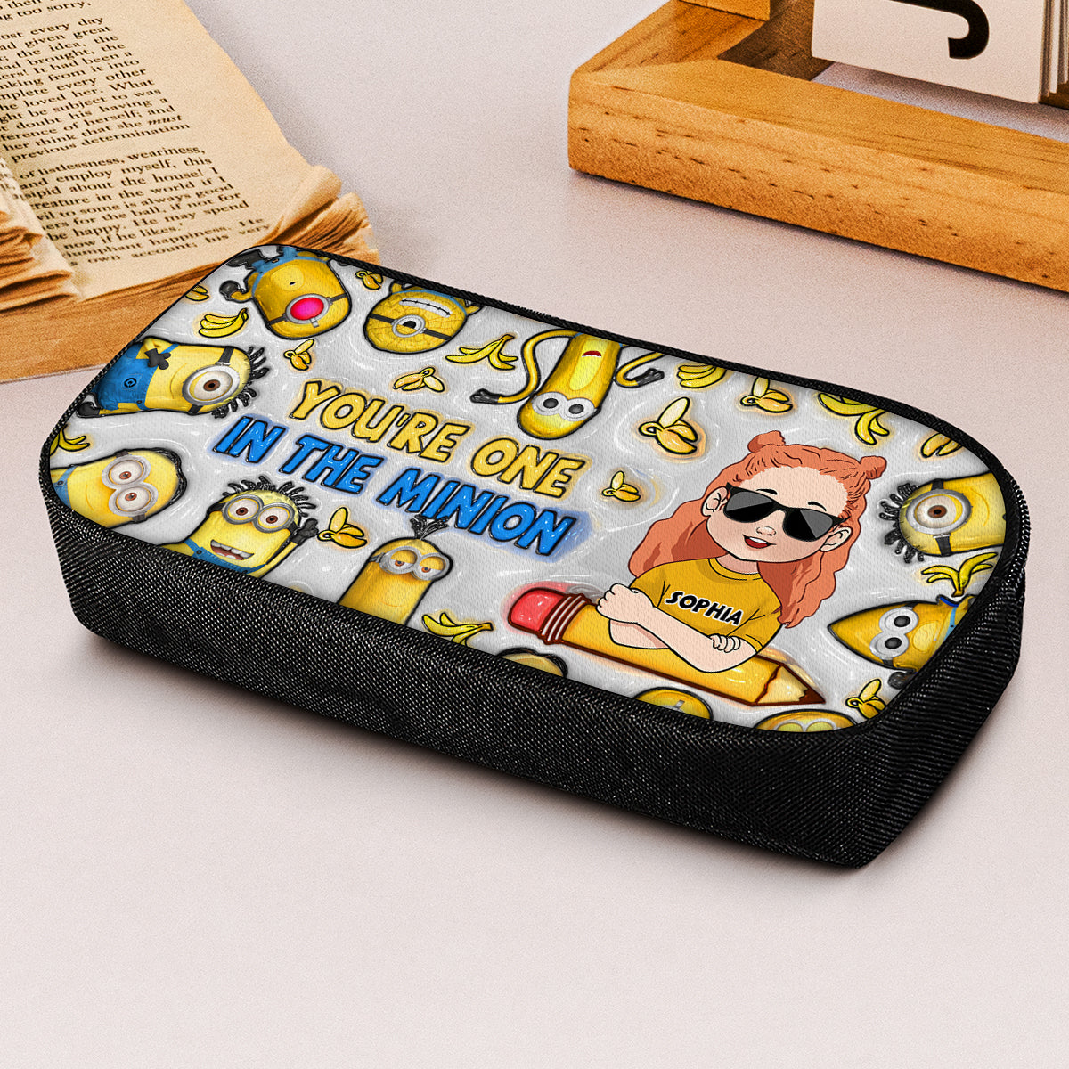 One In The Minion - Personalized Kid Pencil Case