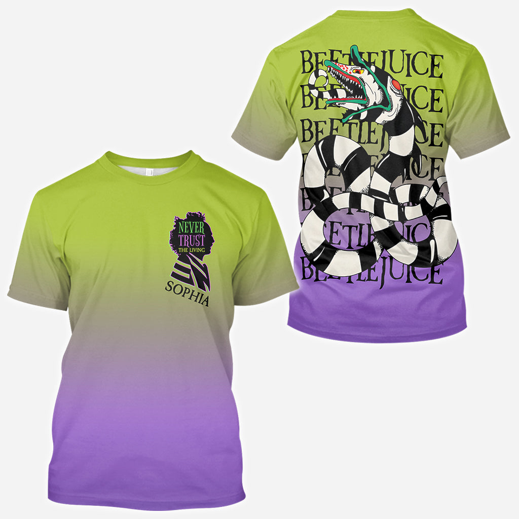 Never Trust The Living - Personalized All Over Shirt