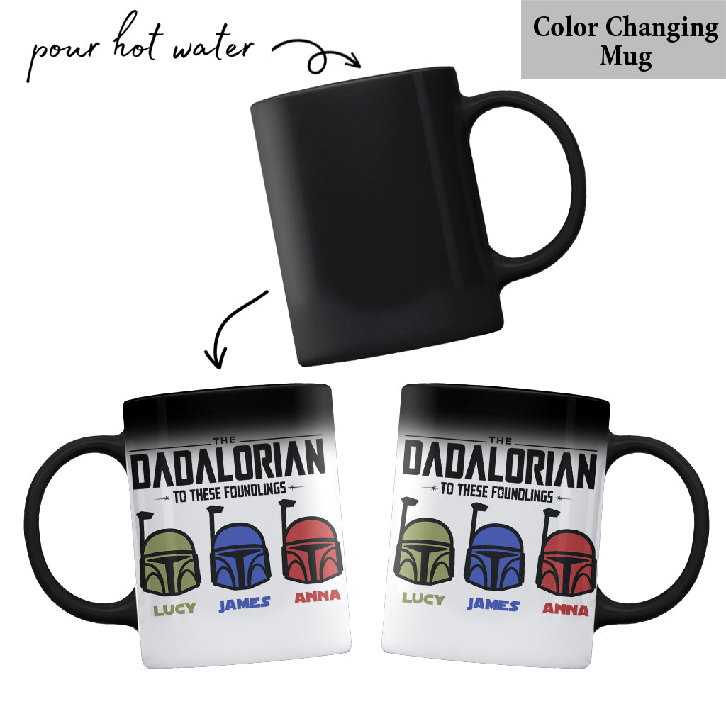 The Dadalorian Mamalorian To These Foundlings - Personalized The Force Mug