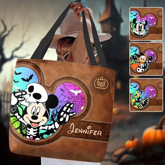 Happy Halloween - Personalized Mouse Tote Bag