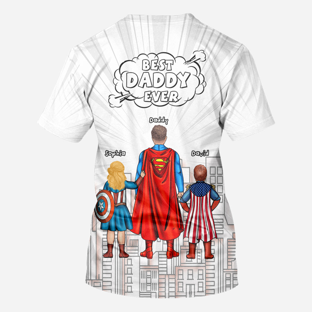 Best Dad Ever - Personalized Father All Over Shirt