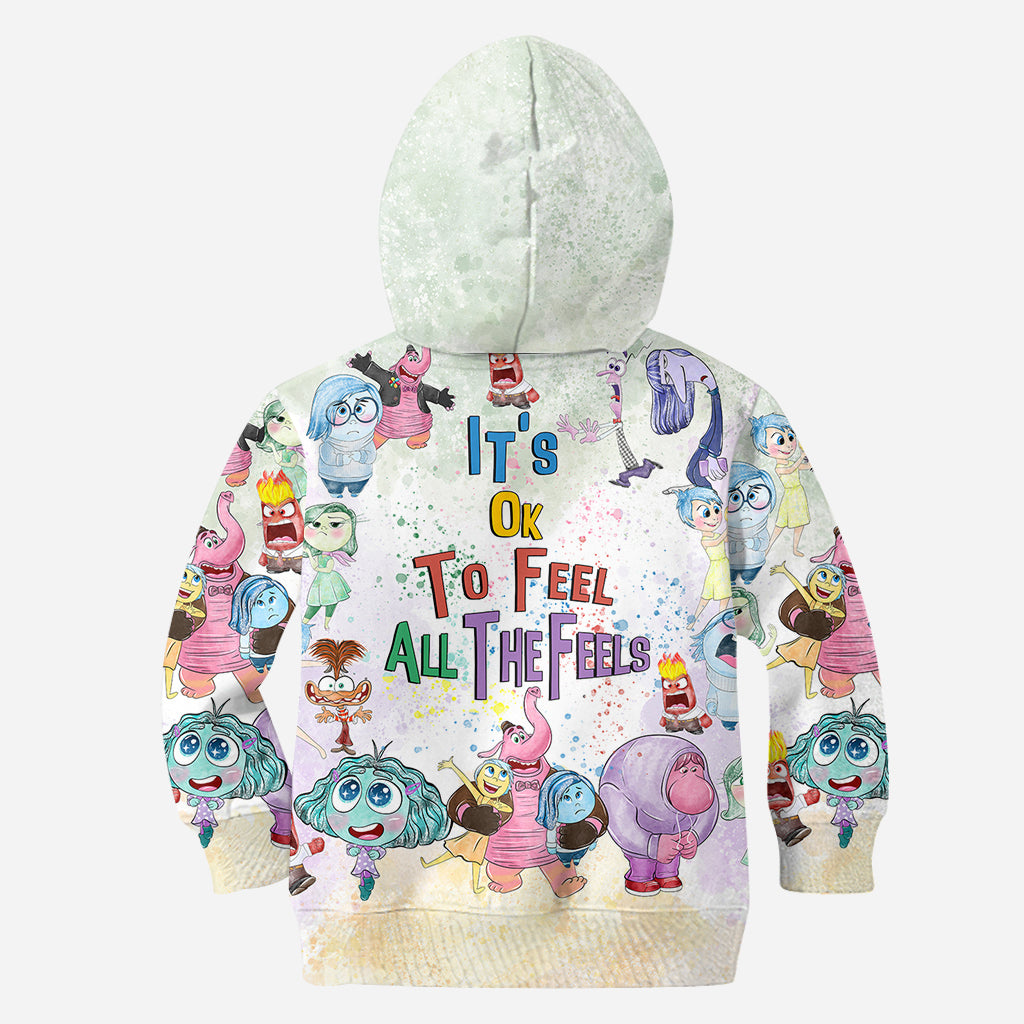 It's Ok To Feel All The Feels - Personalized All Over Shirt