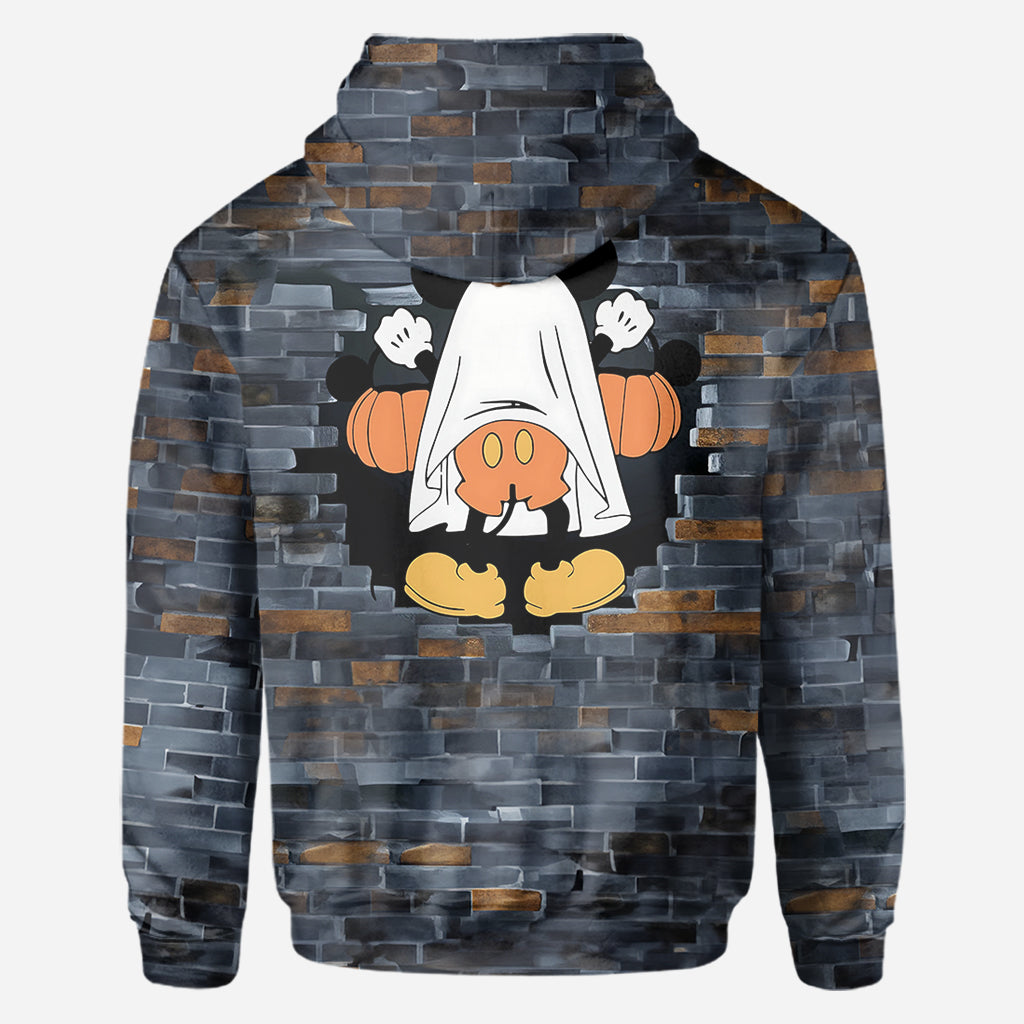 Funny Ghost Mouse - Personalized Mouse All Over Shirt