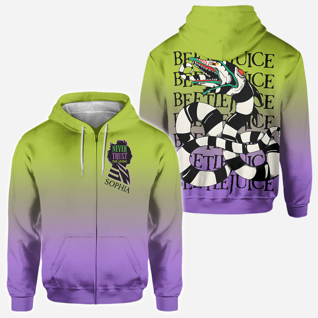 Never Trust The Living - Personalized All Over Shirt