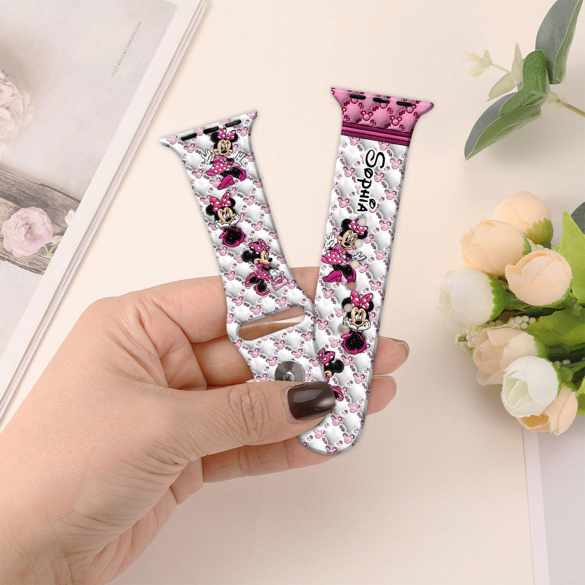 Cute Mouse Ears - Personalized Mouse Apple Watch Band