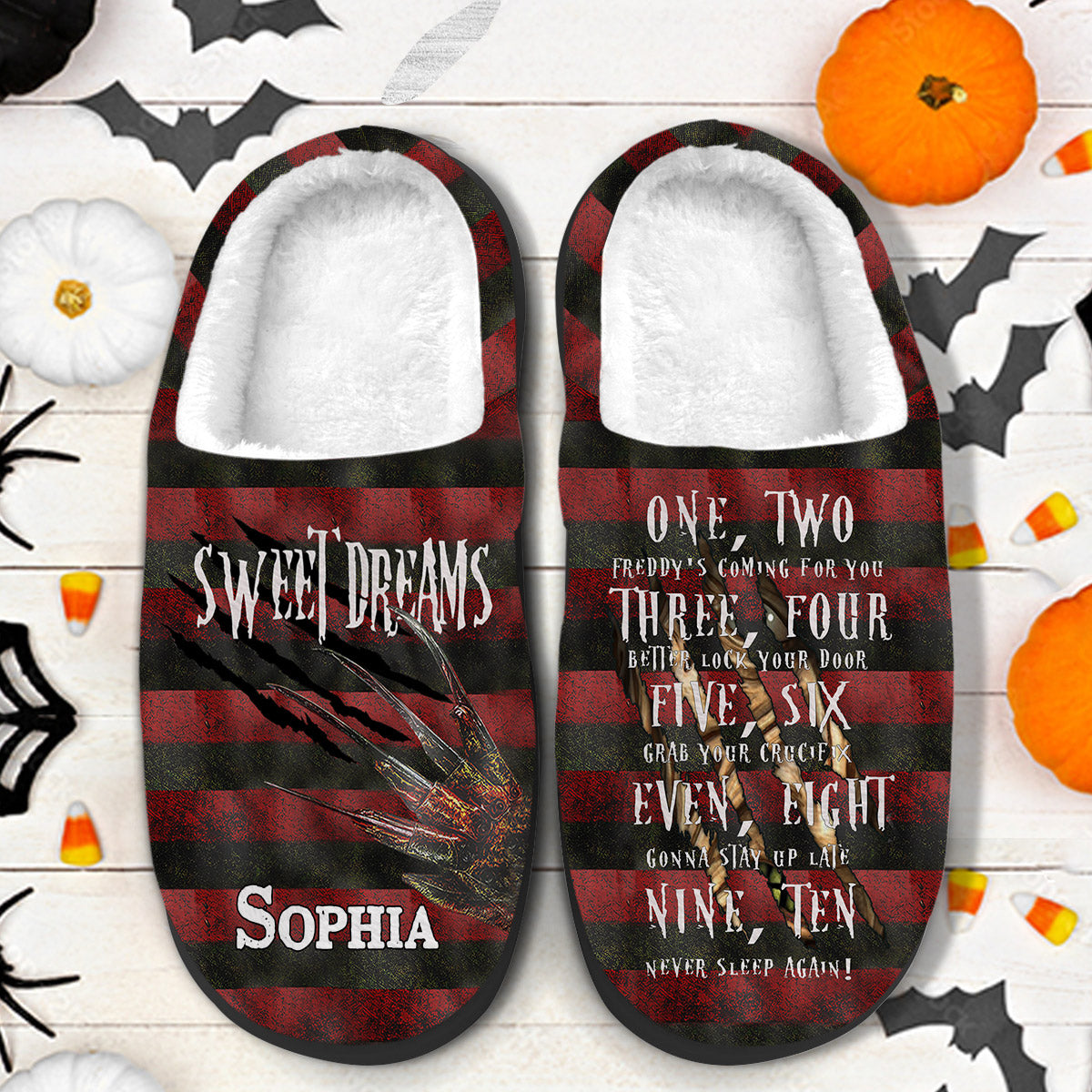 Sweet Dreams - Personalized Sweet Dreams Slippers