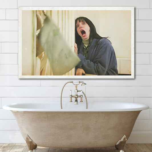 The Shining Horror Movie Bathroom Art Poster - Canvas And Poster