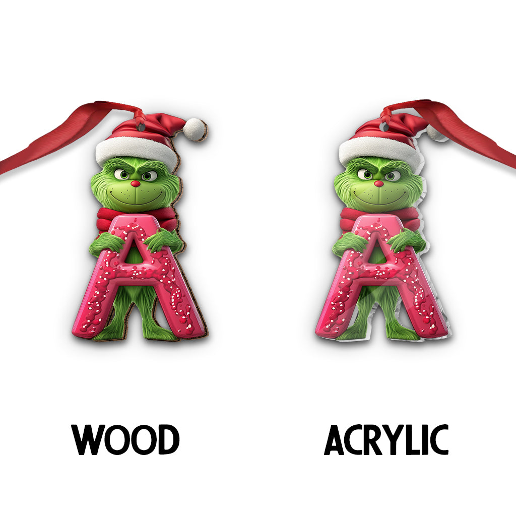 Merry Grinchmas - Personalized Stole Christmas Ornament